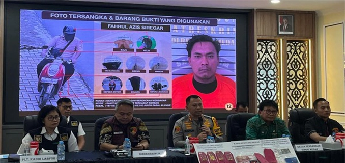 4 Pembakar Rumah Hakim Medan Ditangkap Eks Sopir Dalang