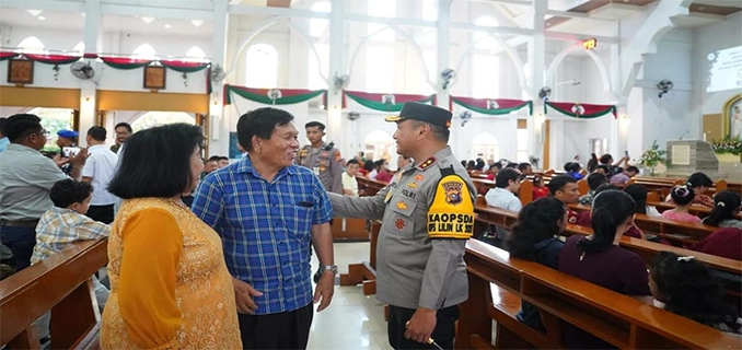 Polda Riau Pastikan Malam Natal Aman Dari Dumai Hingga Siak