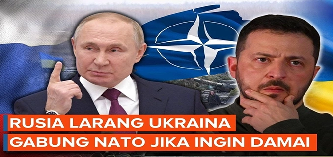 Putin Disindir NATO Damai Ukraina Hanya Menguntungkan Rusia