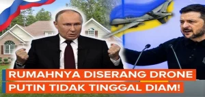 Serangan Drone Rumah Putin Zelensky Membantah Trump Murka