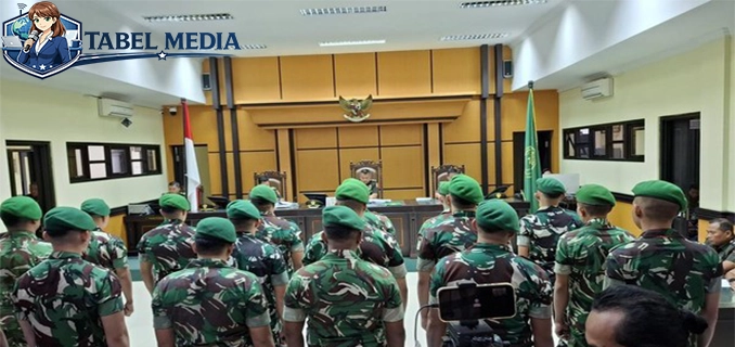 Kasus Prada Lucky 17 Prajurit Dihukum 6-9 Tahun Bui & Dipecat