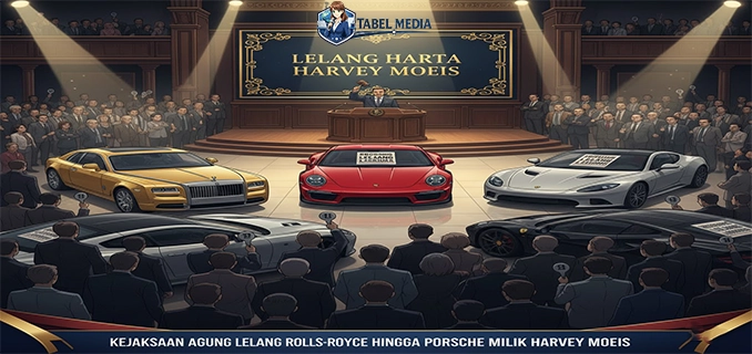 Kejagung Lelang Rolls-Royce hingga Porsche Milik Harvey Moeis