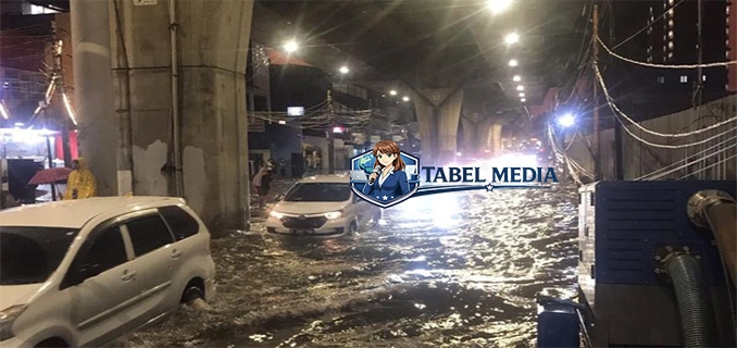 Titik Banjir Jakarta Meningkat 57 RT & 39 Jalan Tergenang Sore Ini