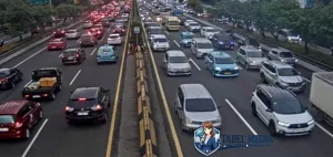 Titik Kepadatan Lalu Lintas Tol Dalkot Pengendara Wajib Waspada
