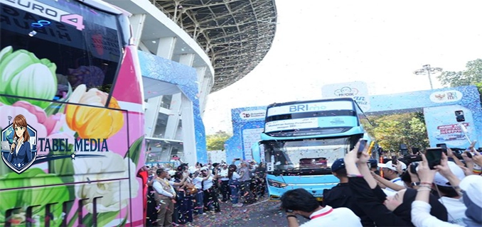 BRI Berangkatkan 12.352 Pemudik dengan 238 Bus